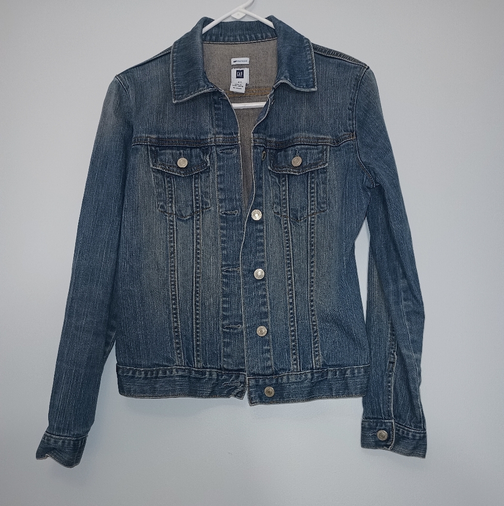 GAP Stretch Blue‎ Denim Jean Jacket S